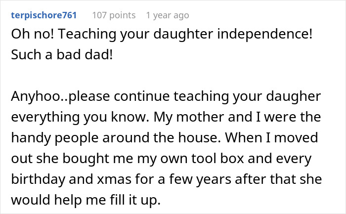 Dad’s Effort To Empower Stepdaughter Backfires, Wife Leaves Mid-Argument Over Gender Roles Dad’s Effort To Empower Stepdaughter Backfires, Wife Leaves Mid-Argument Over Gender Roles