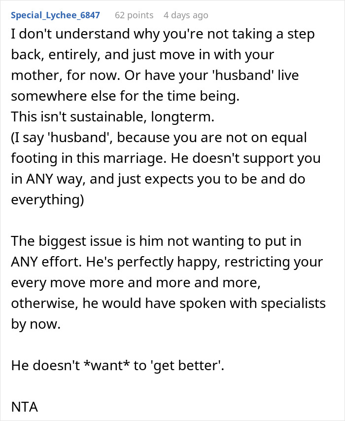 Woman Is Sick Of Catering To Husband’s “Mysterious Symptoms”, Starts Cooking Only For Herself Woman Is Sick Of Catering To Husband’s “Mysterious Symptoms”, Starts Cooking Only For Herself