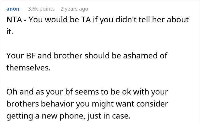 Comment discussing a girlfriend's actions and advice on a relationship conflict. Comment discussing a girlfriend's actions and advice on a relationship conflict.