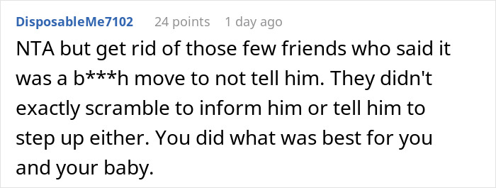 Reddit comment discussing a teen dumping pregnant girlfriend, addressing friends' reactions and child adoption. Reddit comment discussing a teen dumping pregnant girlfriend, addressing friends' reactions and child adoption.