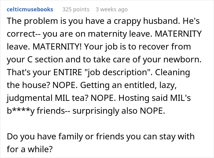 Man Abandons Wife In Crisis While MIL Hosts ‘Book Club’ In Their Home: ”I’m Losing My Mind” Man Abandons Wife In Crisis While MIL Hosts ‘Book Club’ In Their Home: ”I’m Losing My Mind”