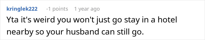 Reddit comment questioning decision related to family and wedding event. Reddit comment questioning decision related to family and wedding event.
