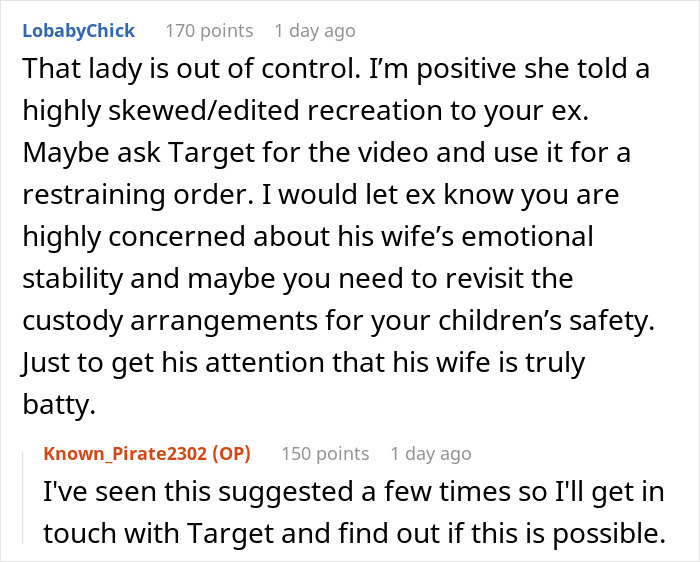 Reddit conversation discussing a woman's ex-MIL gifting her a bracelet and the ex’s new wife's reaction. Reddit conversation discussing a woman's ex-MIL gifting her a bracelet and the ex’s new wife's reaction.