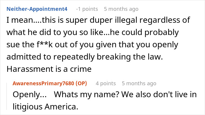 Reddit comment thread about legal implications and revenge over unpaid work. Reddit comment thread about legal implications and revenge over unpaid work.
