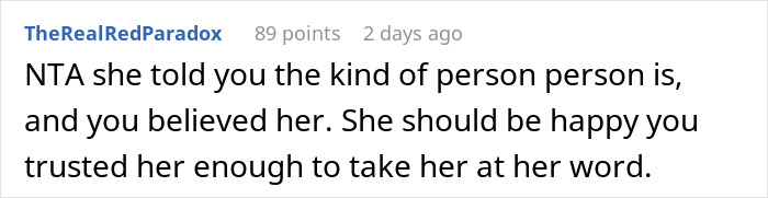 Reddit comment addressing woman accused of being a "mean girl" for not allowing kleptomaniac into her home. Reddit comment addressing woman accused of being a "mean girl" for not allowing kleptomaniac into her home.