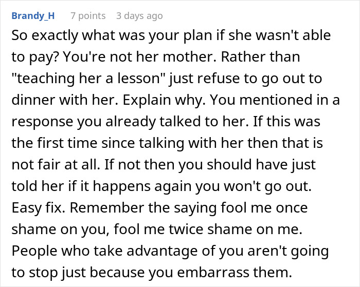 Woman Gives Her Freeloader Friend A Taste Of Her Own Medicine, Dinner Gets Awkward Woman Gives Her Freeloader Friend A Taste Of Her Own Medicine, Dinner Gets Awkward