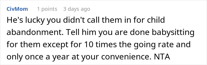 Guy Ruins New Year For Sister, Is Shocked She Refuses To Babysit His Kids Ever Again Guy Ruins New Year For Sister, Is Shocked She Refuses To Babysit His Kids Ever Again