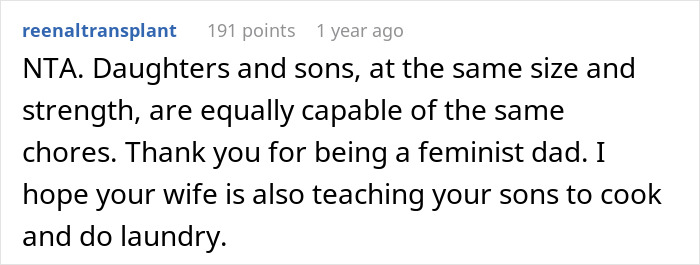 Dad’s Effort To Empower Stepdaughter Backfires, Wife Leaves Mid-Argument Over Gender Roles Dad’s Effort To Empower Stepdaughter Backfires, Wife Leaves Mid-Argument Over Gender Roles
