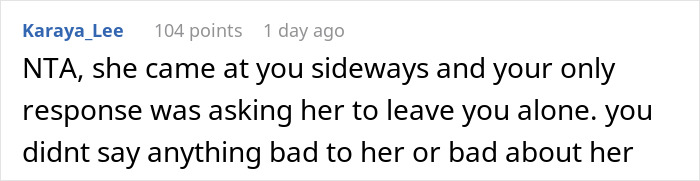 Screenshot of a comment discussing an ex-MIL gifting a bracelet and a related disagreement. Screenshot of a comment discussing an ex-MIL gifting a bracelet and a related disagreement.