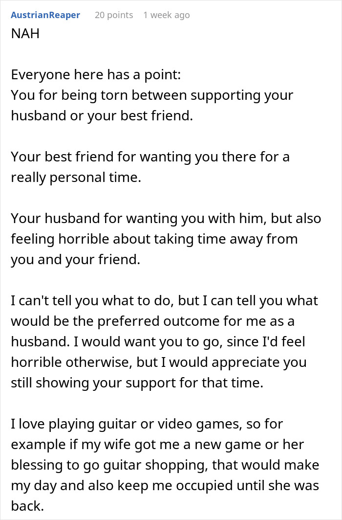 “A One-Time Event”: Bridesmaid Asks If She’s A Jerk For Choosing Husband Over Bride “A One-Time Event”: Bridesmaid Asks If She’s A Jerk For Choosing Husband Over Bride