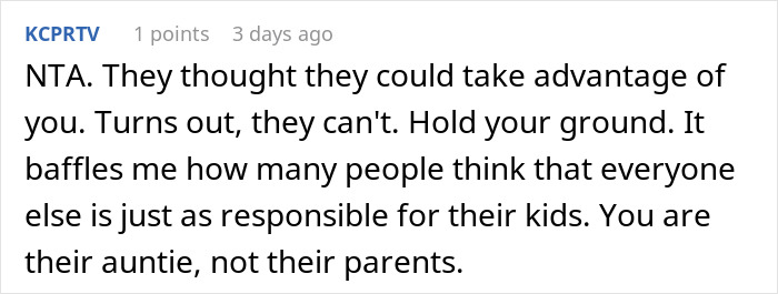Guy Ruins New Year For Sister, Is Shocked She Refuses To Babysit His Kids Ever Again Guy Ruins New Year For Sister, Is Shocked She Refuses To Babysit His Kids Ever Again