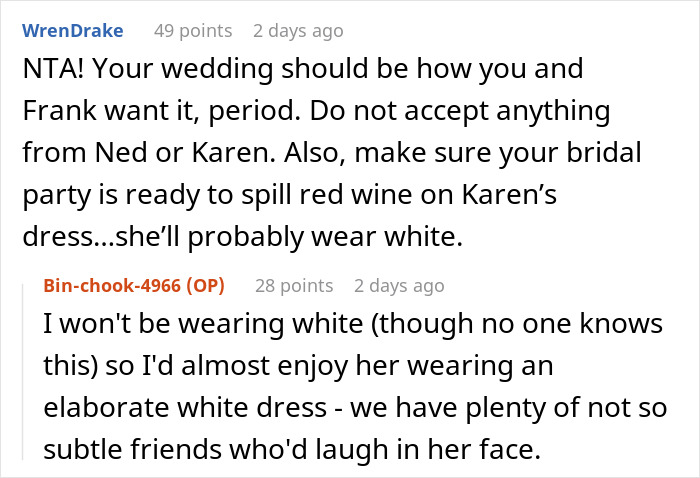 Wedding Dreams Turn Nightmarish As Karen Declares, “It Is Our House, Y’know” Wedding Dreams Turn Nightmarish As Karen Declares, “It Is Our House, Y’know”