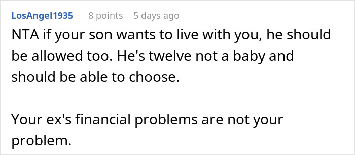 Dad Fights For Full Custody After Son Is Forced Out Of His Bedroom, Ex-Wife Faces Financial Ruin Dad Fights For Full Custody After Son Is Forced Out Of His Bedroom, Ex-Wife Faces Financial Ruin