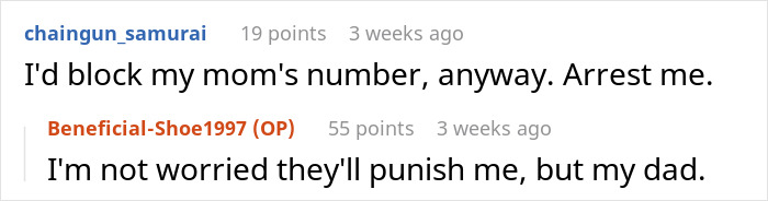 Reddit comments discussing a teen's experience with bullying by a step-sibling. Reddit comments discussing a teen's experience with bullying by a step-sibling.