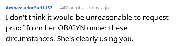 Reddit comment discussing employee bereavement policy related to miscarriage and evidence requirements. Reddit comment discussing employee bereavement policy related to miscarriage and evidence requirements.