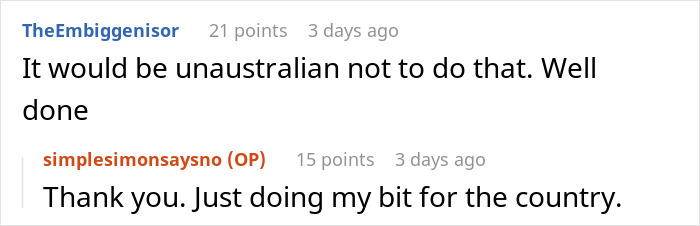 Reddit comments about a man's revenge on selfish people at a resort. Reddit comments about a man's revenge on selfish people at a resort.