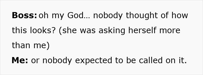 Text exchange between boss and employee discussing potluck disappointment at company. Text exchange between boss and employee discussing potluck disappointment at company.