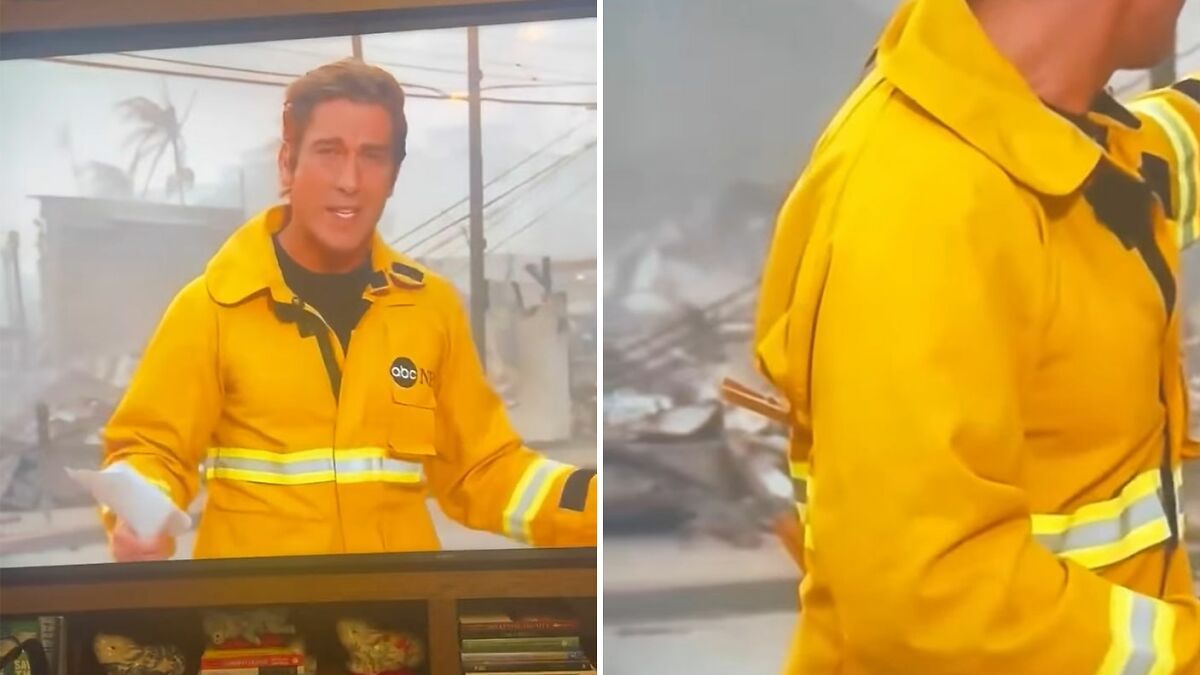 “Narcissist”: Anchor Criticized For Pinning Jacket To “Look More Buff” During LA Fire Report