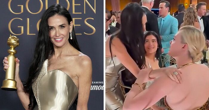 “Rude” Demi Moore Awkwardly Ignores Kylie Jenner After Golden Globes Win: “This Is Actually Sad”