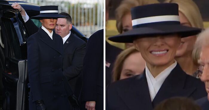 Melania Trump’s Outfit At The Presidential Inauguration Sparks Hilarious Reactions