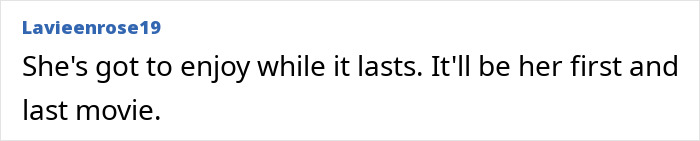 Comment by Lavieenrose19 discussing someone's movie career longevity. Comment by Lavieenrose19 discussing someone's movie career longevity.