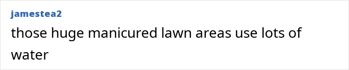 "Comment by jamestea2 about celebrities' lawns using excessive water. "Comment by jamestea2 about celebrities' lawns using excessive water.