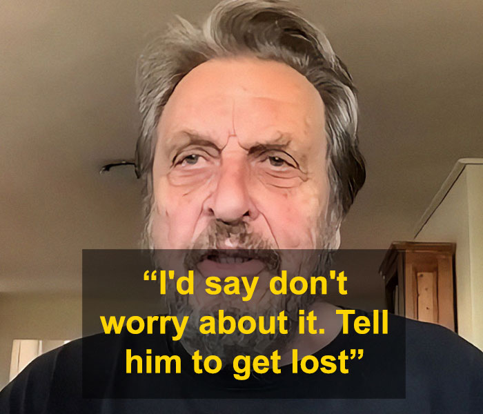 Older man speaking indoors, text overlay challenges Elon Musk’s wealth influence. Older man speaking indoors, text overlay challenges Elon Musk’s wealth influence.