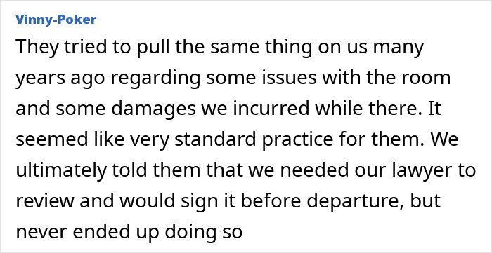 Text from a user named Vinny-Poker discussing experiencing similar issues at a Cancun resort. Text from a user named Vinny-Poker discussing experiencing similar issues at a Cancun resort.