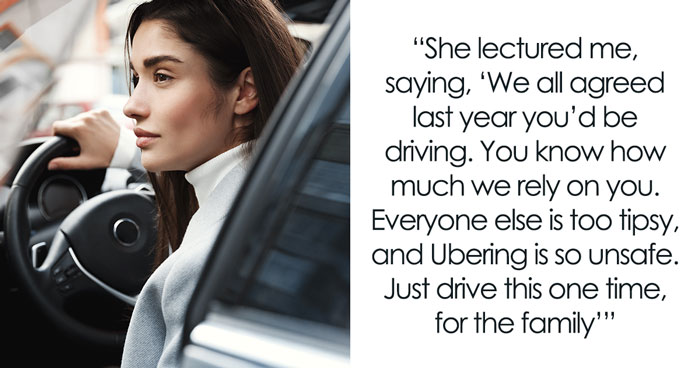 “Your Family Is Gross”: Lady Faces Backlash After Refusing To Be A Designated Driver Like Every Year