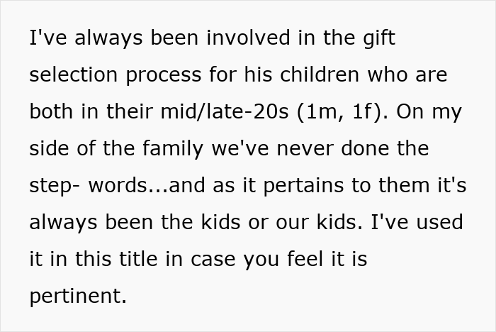 Woman Devastated After Adult Step-Kids Ruin Her Joy Of Gift-Giving, Decides To Step Away Woman Devastated After Adult Step-Kids Ruin Her Joy Of Gift-Giving, Decides To Step Away