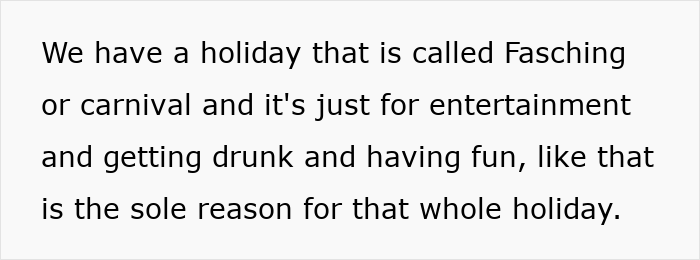 Text about German cultural insights, mentioning Fasching as a holiday for fun and entertainment. Text about German cultural insights, mentioning Fasching as a holiday for fun and entertainment.
