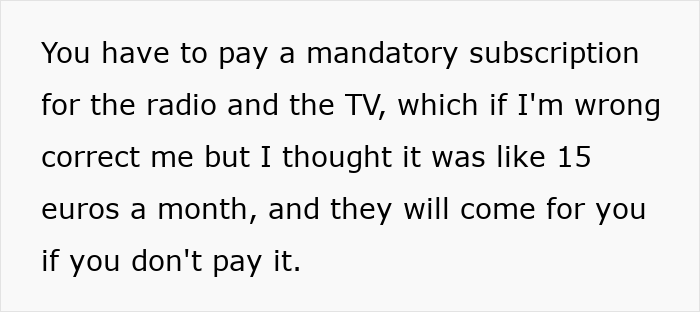 German cultural insights about mandatory TV and radio subscription fees. German cultural insights about mandatory TV and radio subscription fees.