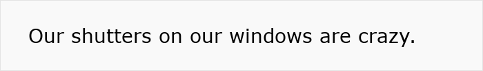 Text describes window shutters as unusual, linking to cultural insights shared by a German woman. Text describes window shutters as unusual, linking to cultural insights shared by a German woman.
