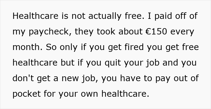 Text explaining German cultural insights on healthcare costs and employment status. Text explaining German cultural insights on healthcare costs and employment status.