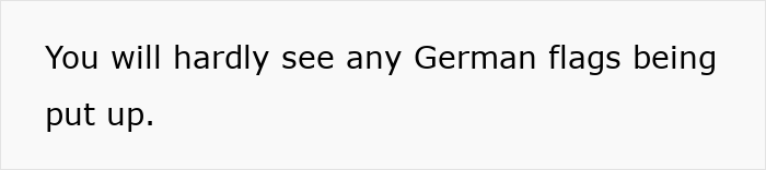 Text discussing cultural insights about German flag displays. Text discussing cultural insights about German flag displays.