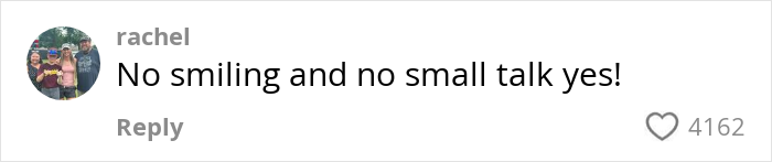 Comment from German woman on cultural insights, mentioning no smiling or small talk, with 4162 likes. Comment from German woman on cultural insights, mentioning no smiling or small talk, with 4162 likes.