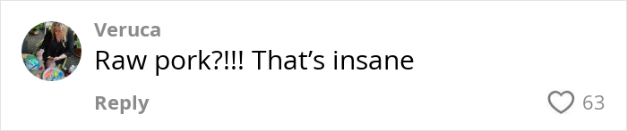 Comment expressing shock about cultural insights shared by a German woman. Comment expressing shock about cultural insights shared by a German woman.