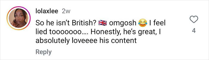 Comment expressing surprise and appreciation for Gstaad Guy's parody content about billionaires online. Comment expressing surprise and appreciation for Gstaad Guy's parody content about billionaires online.