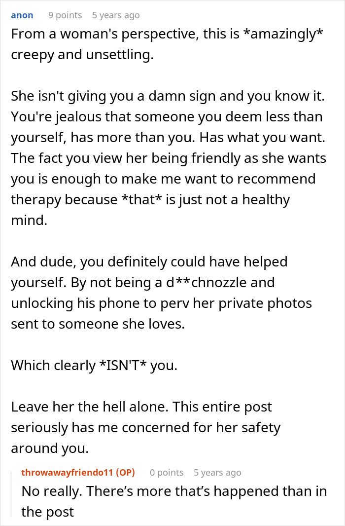 Man Thinks Brother’s Girlfriend Is Into Him, Learns The Hard Way She Isn’t: “You Need Therapy” Man Thinks Brother’s Girlfriend Is Into Him, Learns The Hard Way She Isn’t: “You Need Therapy”