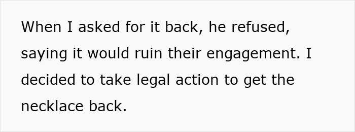 "Find Your Own Man": Woman Furious After SIL Demands Family Heirloom Back