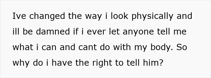 Text about personal change and body autonomy, discussing relationship challenges related to snoring. Text about personal change and body autonomy, discussing relationship challenges related to snoring.