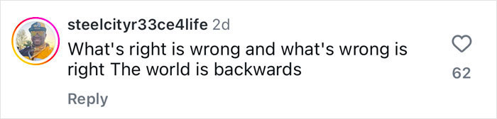 Comment on social media discussing perspectives with the quote "What's right is wrong and what's wrong is right. Comment on social media discussing perspectives with the quote "What's right is wrong and what's wrong is right.