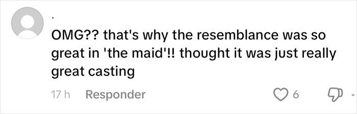 Comment discussing resemblance related to "reverse nepotism. Comment discussing resemblance related to "reverse nepotism.
