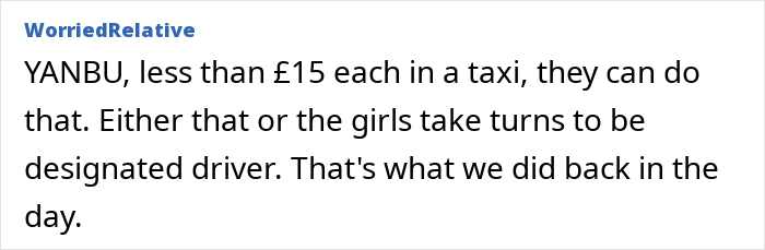 Text message suggesting teens take a taxi after clubbing instead of relying on mom for a 3AM pickup. Text message suggesting teens take a taxi after clubbing instead of relying on mom for a 3AM pickup.