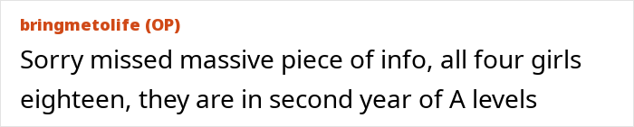Forum post about teens in second year of A levels, aged eighteen, missing info. Forum post about teens in second year of A levels, aged eighteen, missing info.