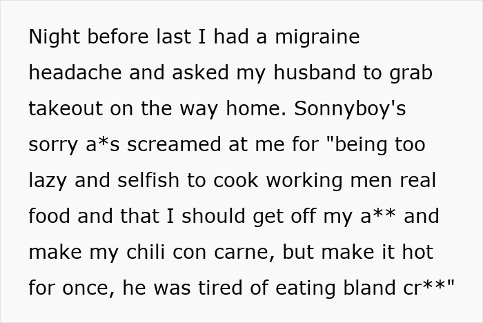 Text conversation about dealing with son's entitled behavior and spicy food request. Text conversation about dealing with son's entitled behavior and spicy food request.