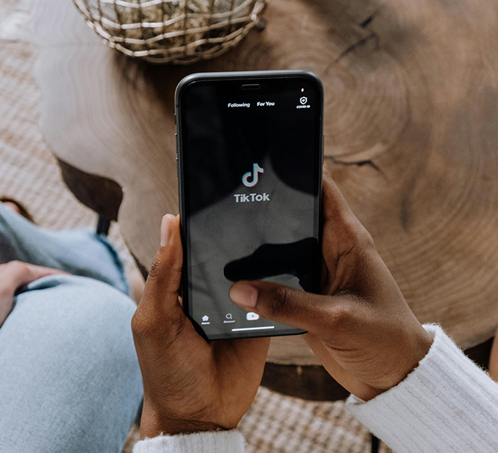 TikTok app open on phone, related to college students and alleged soldier kidnapping. TikTok app open on phone, related to college students and alleged soldier kidnapping.