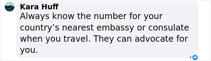 Text message suggestion emphasizing the importance of knowing embassy contact when traveling. Text message suggestion emphasizing the importance of knowing embassy contact when traveling.