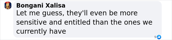 Comment about Generation Beta's traits by user, discussing sensitivity and entitlement. Comment about Generation Beta's traits by user, discussing sensitivity and entitlement.