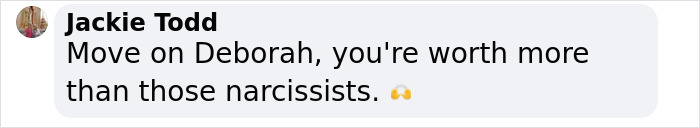 Comment on social media mentioning Deborra-Lee Furness amid feud rumors. Comment on social media mentioning Deborra-Lee Furness amid feud rumors.